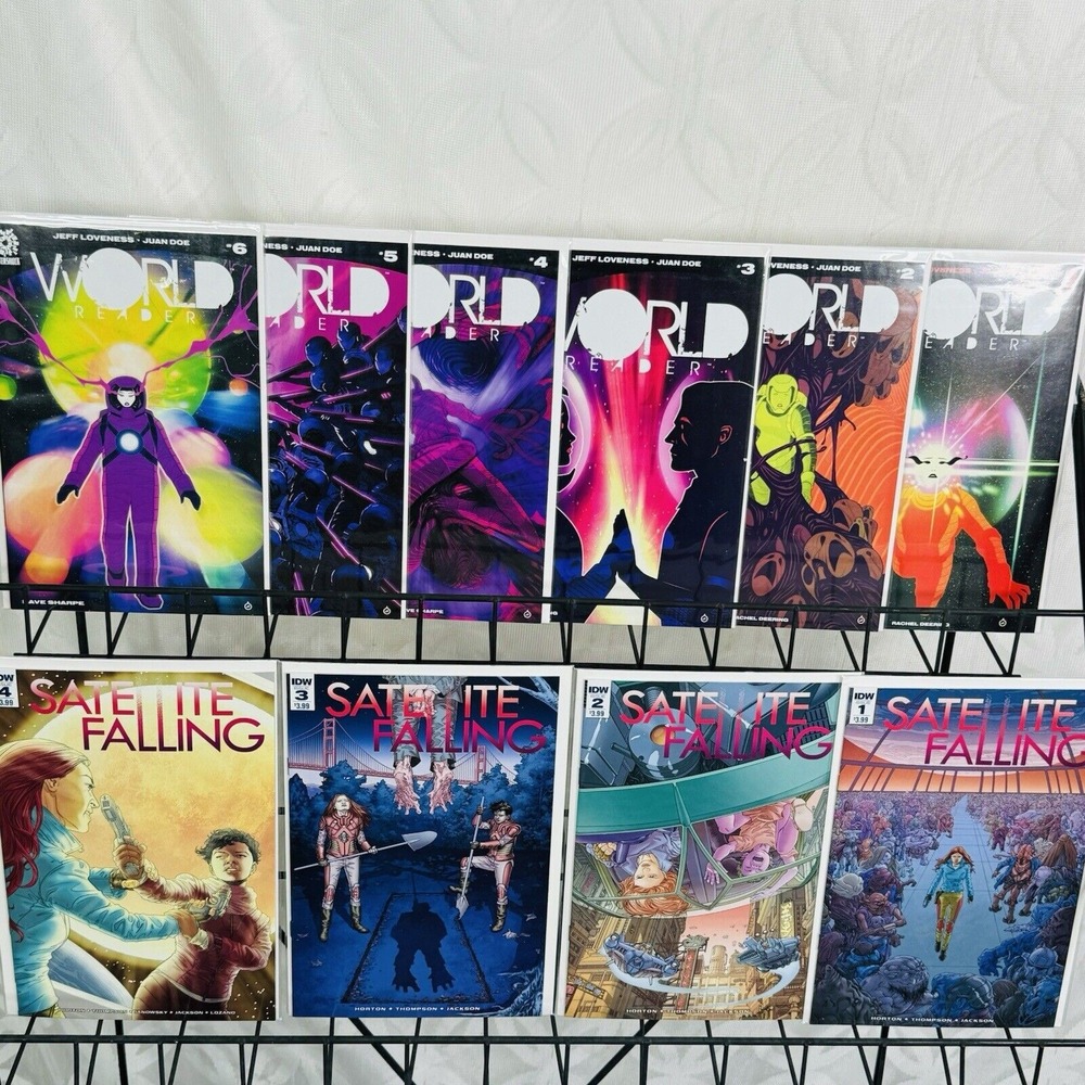World Reader 1-6 (AFTERSHOCK) Rachael‎ Deering & Satellite Falling 1-4 (IDW) Lot